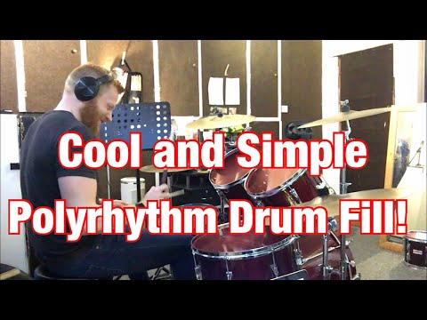 Cool and Simple Polyrhythm Drum Fill!