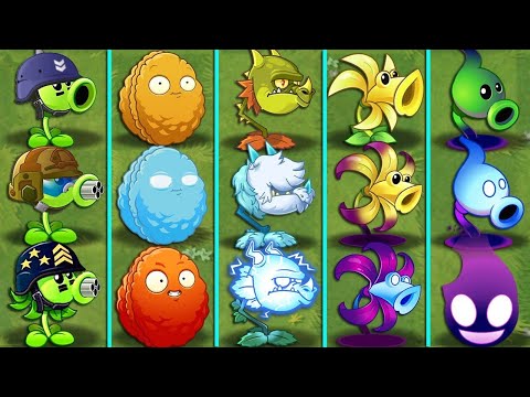 Pvz 2 Discovery - Every PEA & Other Plant Evolution NOOB - PRO - HACKER Plants?