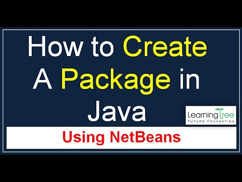 How To Create A Package In Java Using Netbeans Java Tutorial Creating Packages In Java In Hindi