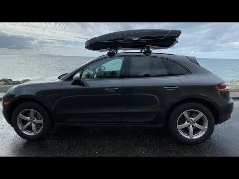 Porsche Macan Thule Wingbar Evo and Motion XT XL install