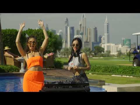 dj Litchi, Silver Fox- afro house, melodic techno live set Dubai pool home party at villa