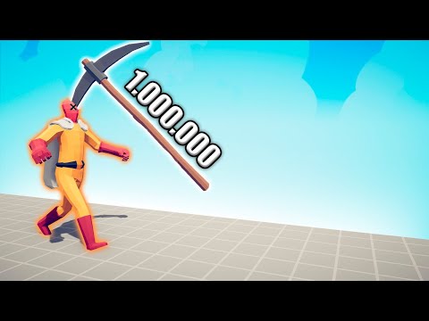 1.000.000 DAMAGE PICKAXE 1 vs 1 TOURNAMENT - TABS | Totally Accurate Battle Simulator 2024