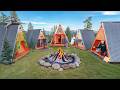 Overnight In Micro A Frame Village