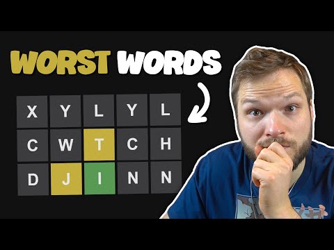 These are the WORST Wordle Starting Words You Can Choose!