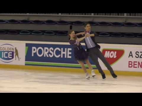 2016 Santa Claus Cup: Natacha LAGOUGE / Corentin RAHIER (FRA) - ID Junior - Short dance