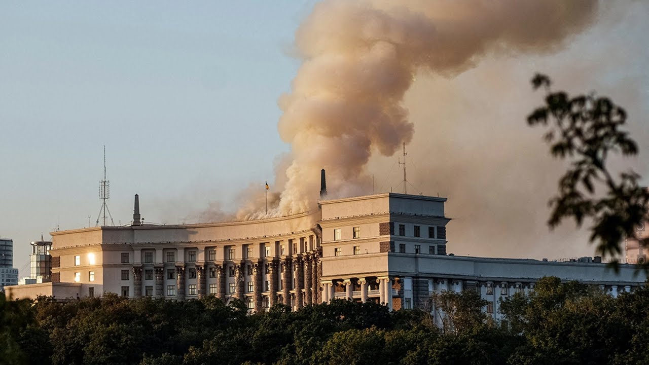 PUTIN, FRUSTRATED BY REFINERY STRIKES, FIRES ISKANDER MISSILE AT UKRAINIAN GOVERNMENT BUILDING