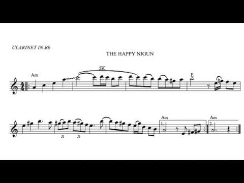 The Happy Nigun Klezmer Clarinet Backing Track with sheet music