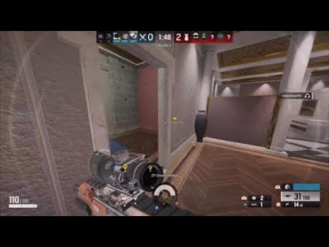 1v5 All Headshot + Ace r6