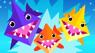 Origami Baby Shark! | Kids Songs | by Little Angel