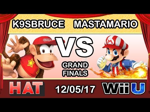 HAT 0 - K9sbruce (Diddy Kong) Vs. MastaMario (Mario) Grand Finals - Smash 4