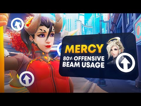 INSANE DAMAGE BOOST USAGE as Mercy | Top 500 Mercy Gameplay