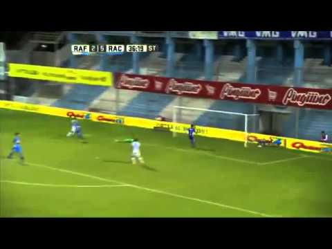 Gol de Parra. Rafaela (3--5) Racing. Fecha 8. Primera División 2016