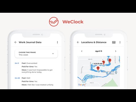 WeClock: Track Your Work Video