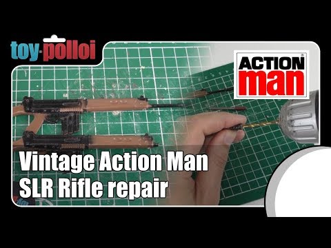 Vintage Action Man SLR Rifle repair - Toy Polloi