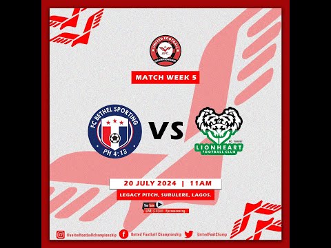 Fc Bethel Sporting VS Lion Heart- United Football Championship