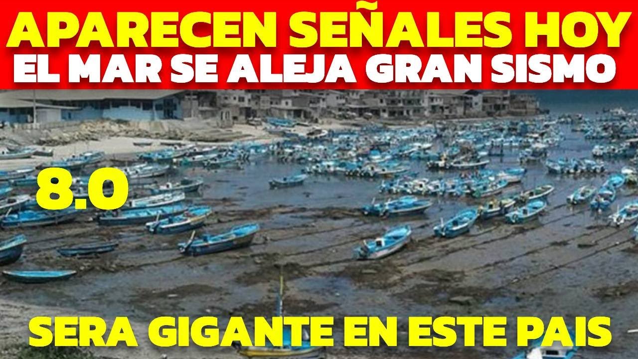 SEÑAL DE GRAN TERREMOTO 8.1 SE ALEJA EL MAR EN ESTE PAIS Y VIENE CON TODO A LOS DEMAS CON POSIBLE
