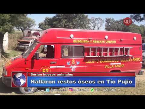 Hallazgo de huesos en Tío Pujio