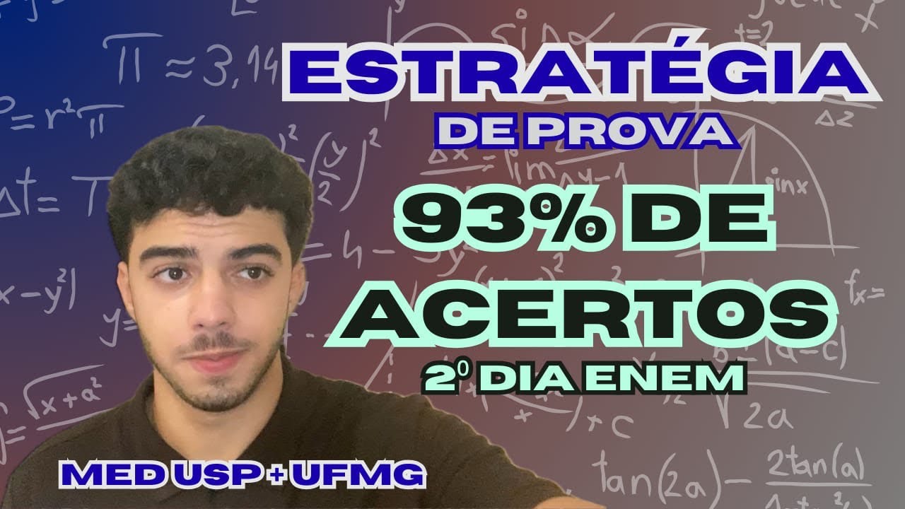 A ESTRATÉGIA MAIS EFICIENTE PARA O 2º DIA ENEM (aplique nos simulados)