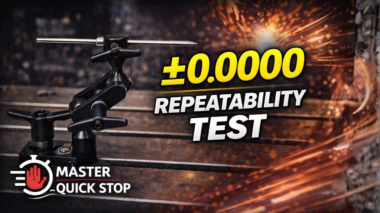CNC Repeatability Test – Master Quick Stop Work Stop System