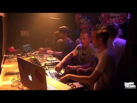 Lexlay b2b Dualitik - Live @ Happy Techno, City Hall Barcelona 2015 (House, Techno)