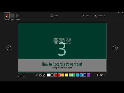 So zeichnen Sie eine PowerPoint-Präsentation mit PowerPoint 2019 auf – Windows