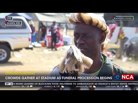 Buthelezi's coffin leaves homestead