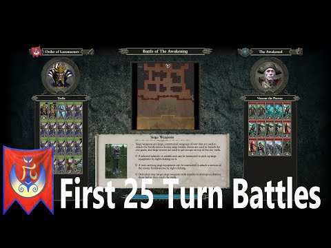 First 25 Turn Battles - Teclis Campaign - Mortal Empires - Warhammer 2
