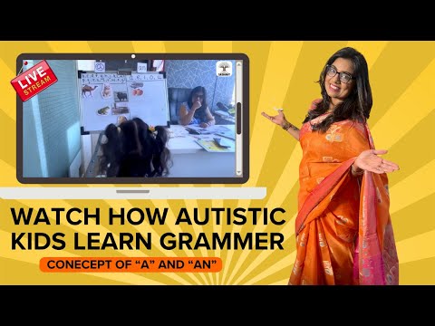 Live Demo: Teaching ‘A’ and ‘An’ Concept to an Autistic | #autismcoachrajni #LIVEAUTISM #autism