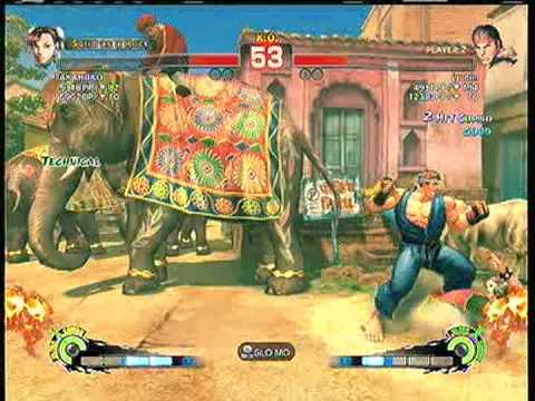 SSFIVAE:Chun-li (TAKAHOKO) vs. Ryu (jyobin)  SD