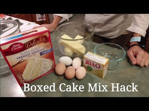 ~Boxed Cake Mix Hack~ BETTER than BAKERY CAKE!!!