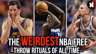 The Weirdest NBA Free Throw Rituals That Will Blow Your Mind!