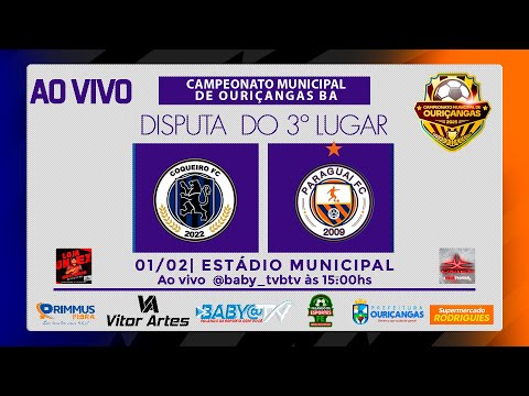 CAMPEONATO MUNICIPAL DE OURIÇANGAS BA  | DISPUTA DO 3º LUGAR | COQUEIRO F.C 0 🆚  1 PARAGUAI F.C