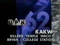 September October 1998 Commercial Breaks KAKW UPN Waco Temple Bryan