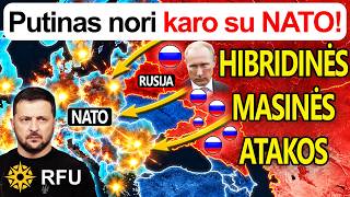 Rekordinės Rusijos atakos prieš NATO, Putinui reikia dingsties mobilizacijai