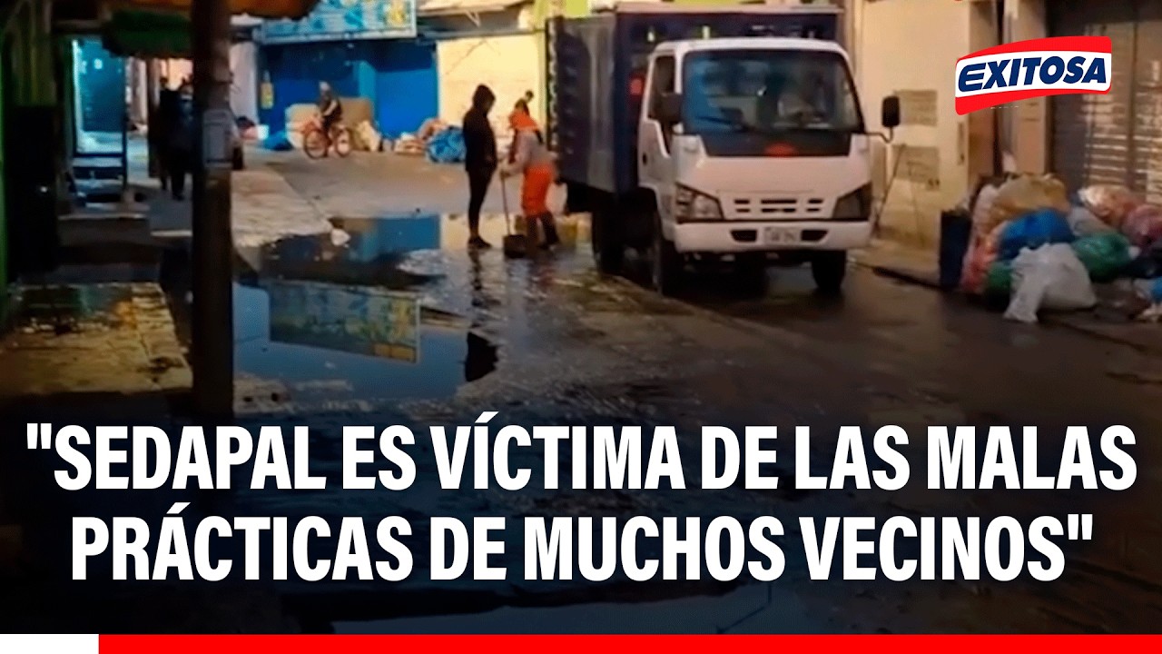 🔴🔵 Sindicato de Sedapal rechaza que institución sea responsable por aniegos