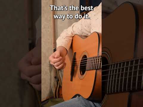 Strumming Without a Pick: Mastering Acoustic Guitar Technique! #guitarlesson #guitartutorial