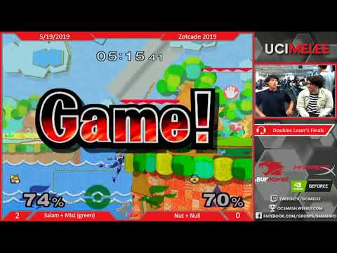 Zotcade 2019 - Salami/Mist vs Nut/Null - Doubles Losers' Finals