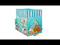 Spielzelt Ice Cream Truck für Kinder Schwarz - Pink - Türkis - Kunststoff - Textil - 70 x 100 x 120 cm