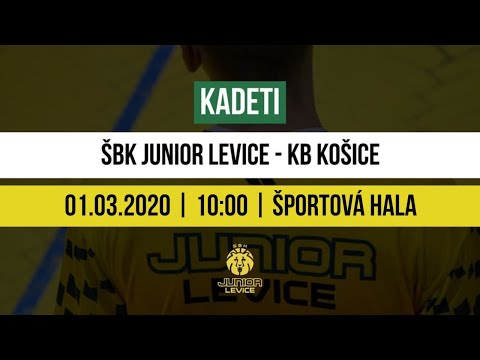 Kadeti U17: ŠBK Junior Levice - KB Košice