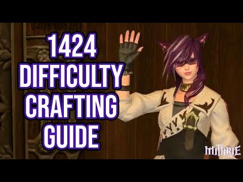 FFXIV 2.35 0390 Expert Crafting (1424 Difficulty)