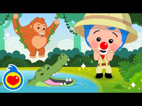 Un Cocodrilo Y Un Orangután 🦧🐊 Canciones Infantiles | Plim Plim