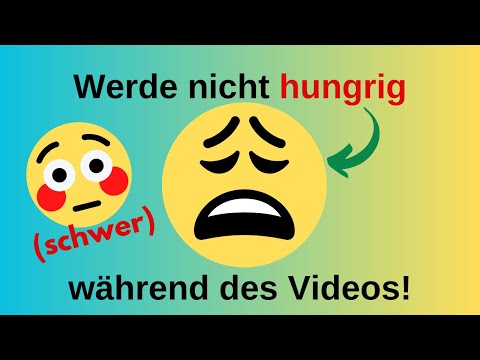 Das ist unmöglich!!! Werde nicht hungrig beim Anschauen des Videos! Challenge!