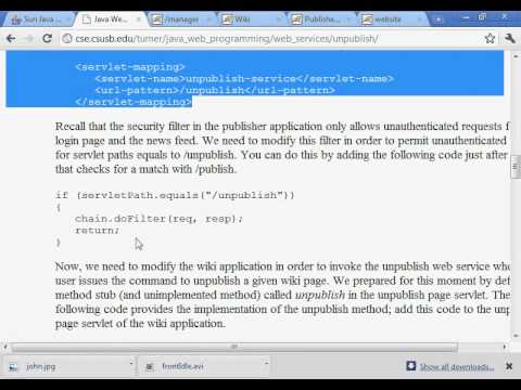Java Web Programming With Eclipse Web Services Unpublish