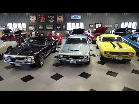 Driving 1967 Yenko, 1968 Yenko, 1969 Yenko Camaros  at “The Shed” with Bob Marvin in Warroad, MN.