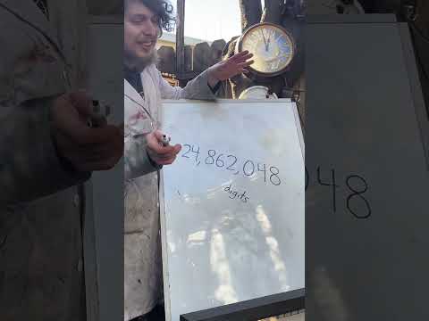 How Long Would it Take to WRITE the Largest Known Prime Number? #shorts