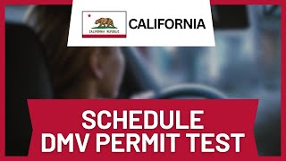 How to Schedule California DMV Permit Test Online