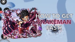 A One Piece Game Roblox: How To Get Gear 4 Snakeman Fast!