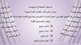 2 ▲ فكرة الفقرة الإعرابية image