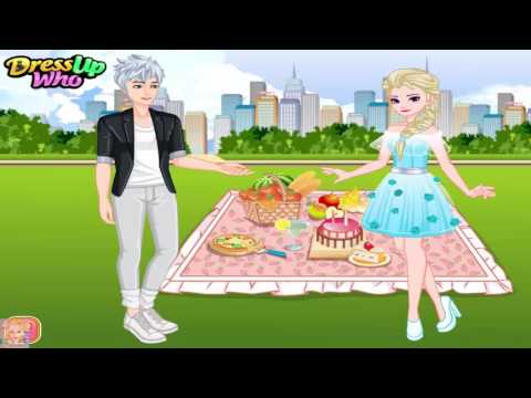 Frozen Princess Elsa and Jack Frost Wedding Game   Perfect Proposal Elsa