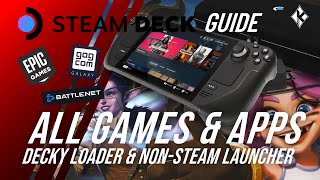 Steam Deck Guide for all Launchers & Many Apps 🤩 Battle.net Epic GOG + Netflix & Co. | Decky Loader